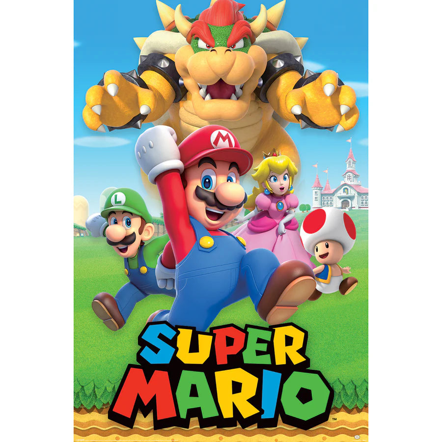 Super Mario (Character Montage) Maxi Poster