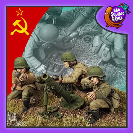 Soviet 82mm Mortar Team