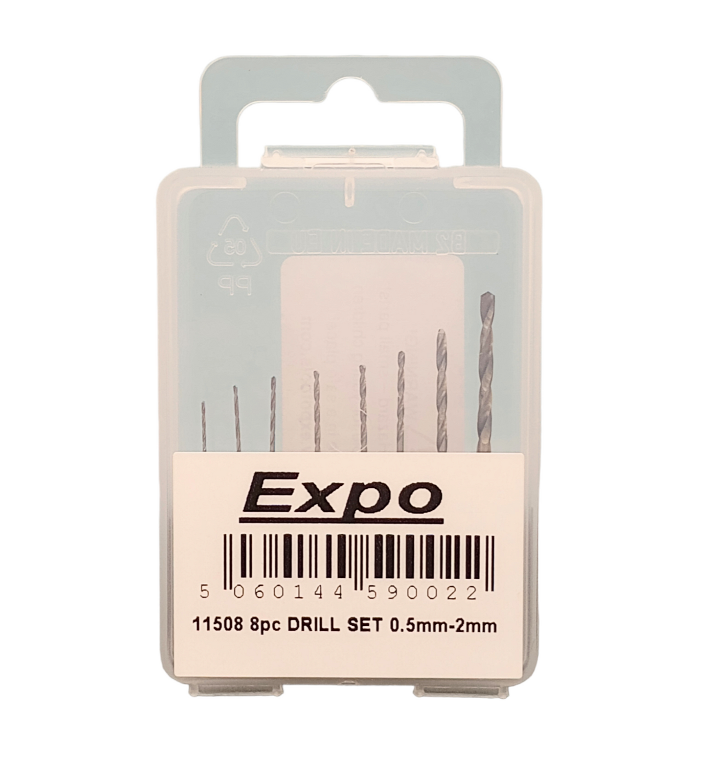 8PC HSS Drill Set 0.5-2.0MM