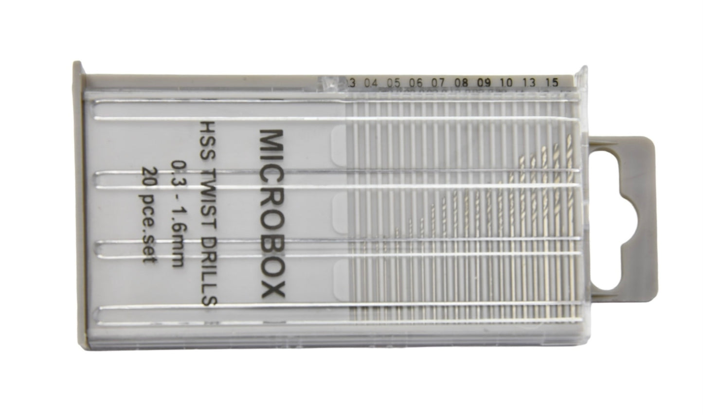 20Pcs HSS Drill Set 0.3-1.6MM