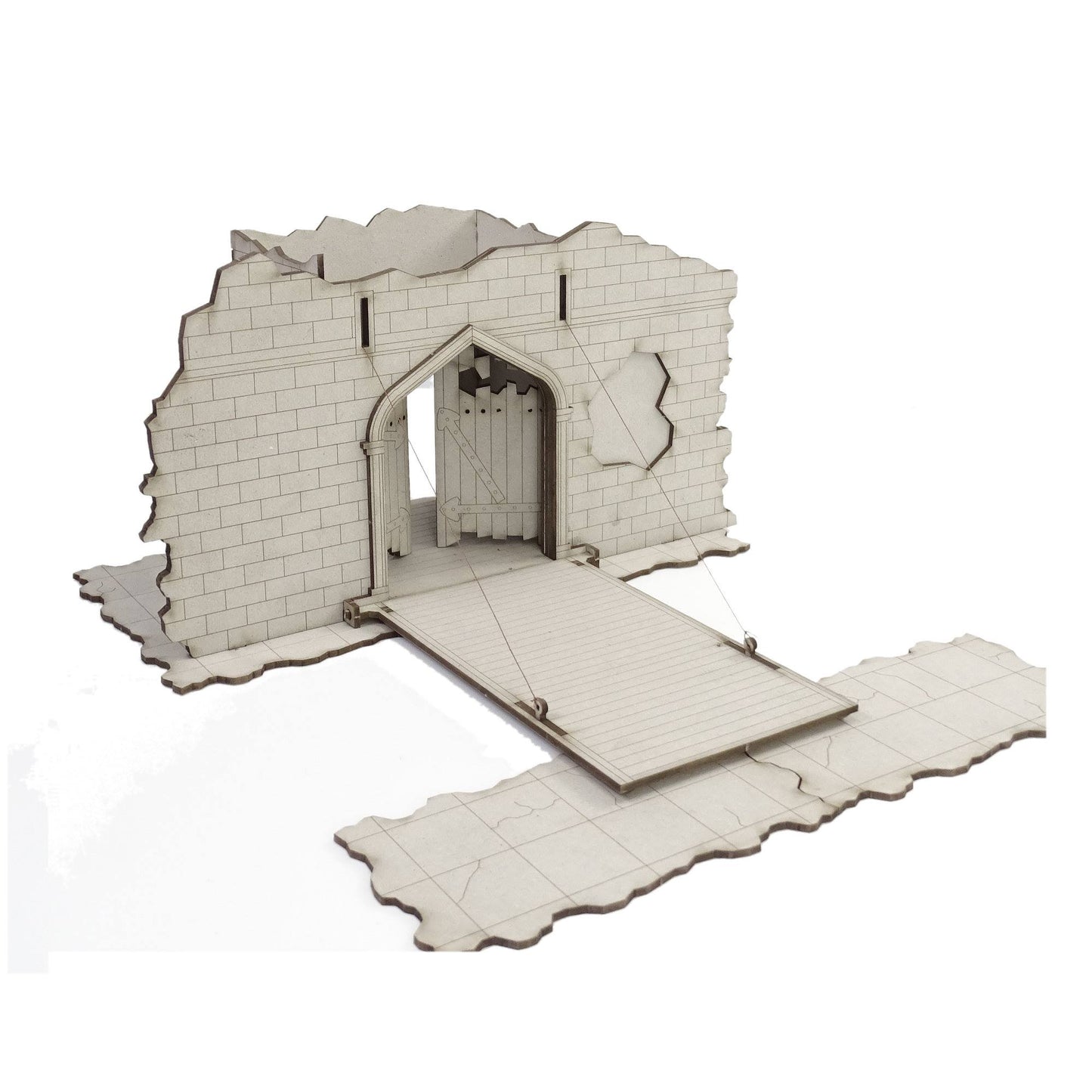 The Ruined City: Gate with Working Drawbridge (FG31)