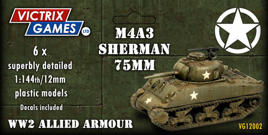 12mm / 144th US Sherman M4A3 75mm