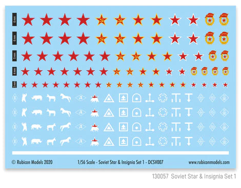 Soviet Star & Insignia Set
