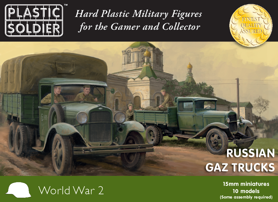 15mm Russian Gaz Trucks