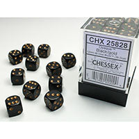 Chessex Opaque Black/Gold