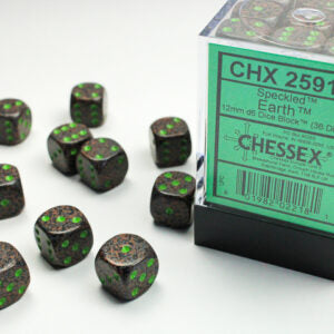Chessex Speckled Earth D6 Dice Set
