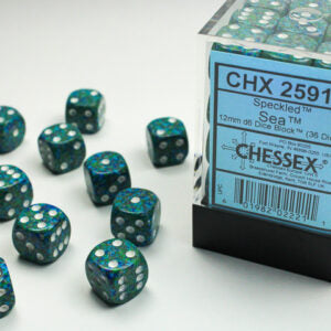 Chessex Speckled Sea D6 Dice Set