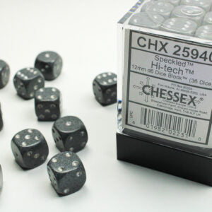 Chessex Speckled Hi-tech D6 Dice Set