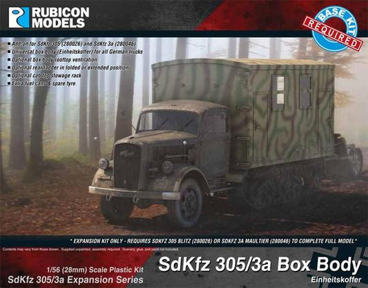 SdKfz 305/3a Truck Expansion Set - Box Body