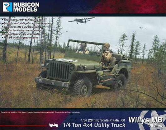 Willys MB 1/4 ton 4x4 Truck -US Army