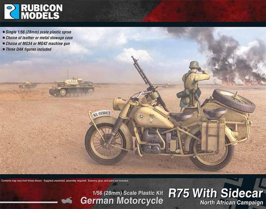 R75 Motorcycle with Sidecar - DAK