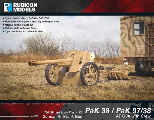 Pak38/Pak 97/38 Anti-tank Gun with Crew