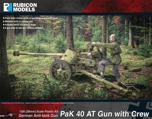 Pak40 Anti-tank Gun with Crew