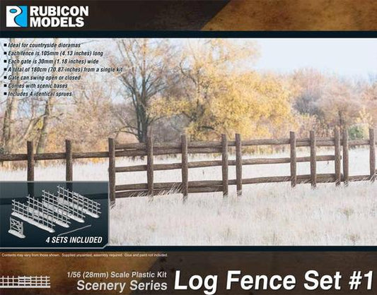 Log Fence Set 1