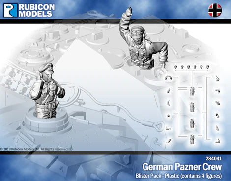 German Panzer Crew 28mm