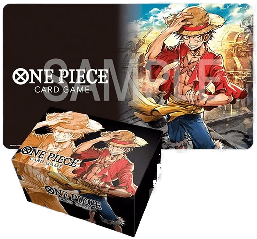 One Piece TCG: Monkey D Luffy Playmat & Storage Box