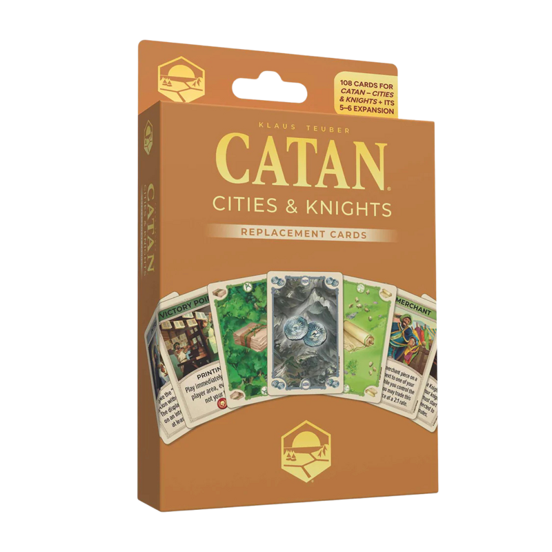 Catan 6th Edition Cities & Knights Replacement Cards Pack