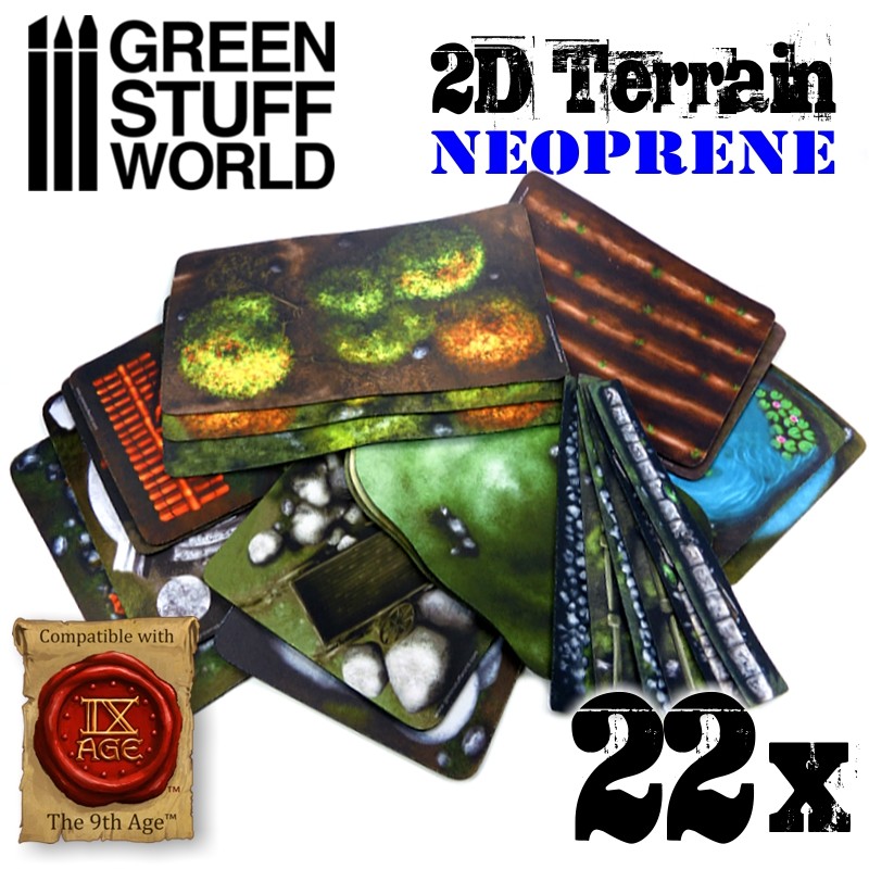 Neoprene Terrain Set