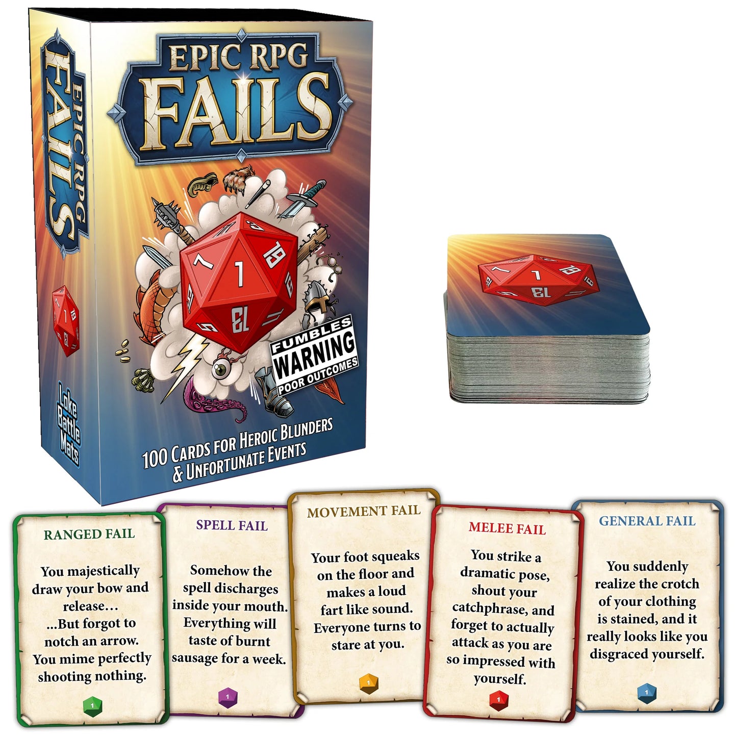Epic RPG Fails: (100 Cards)