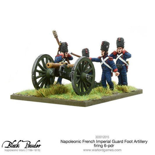 Napoleonic French Guard Artillery (6 pdr)