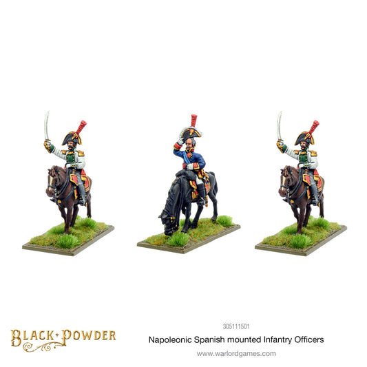 Napoleonic Spanish Mounted Infantry Officers