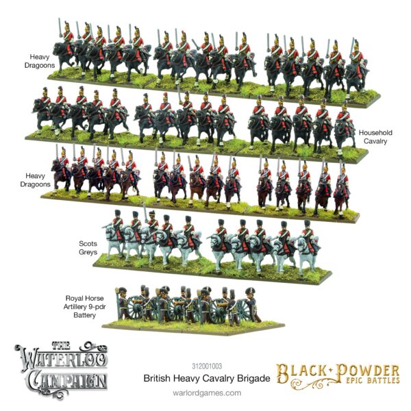 British Heavy Cavalry Brigade - Napoleonic Epic Battles