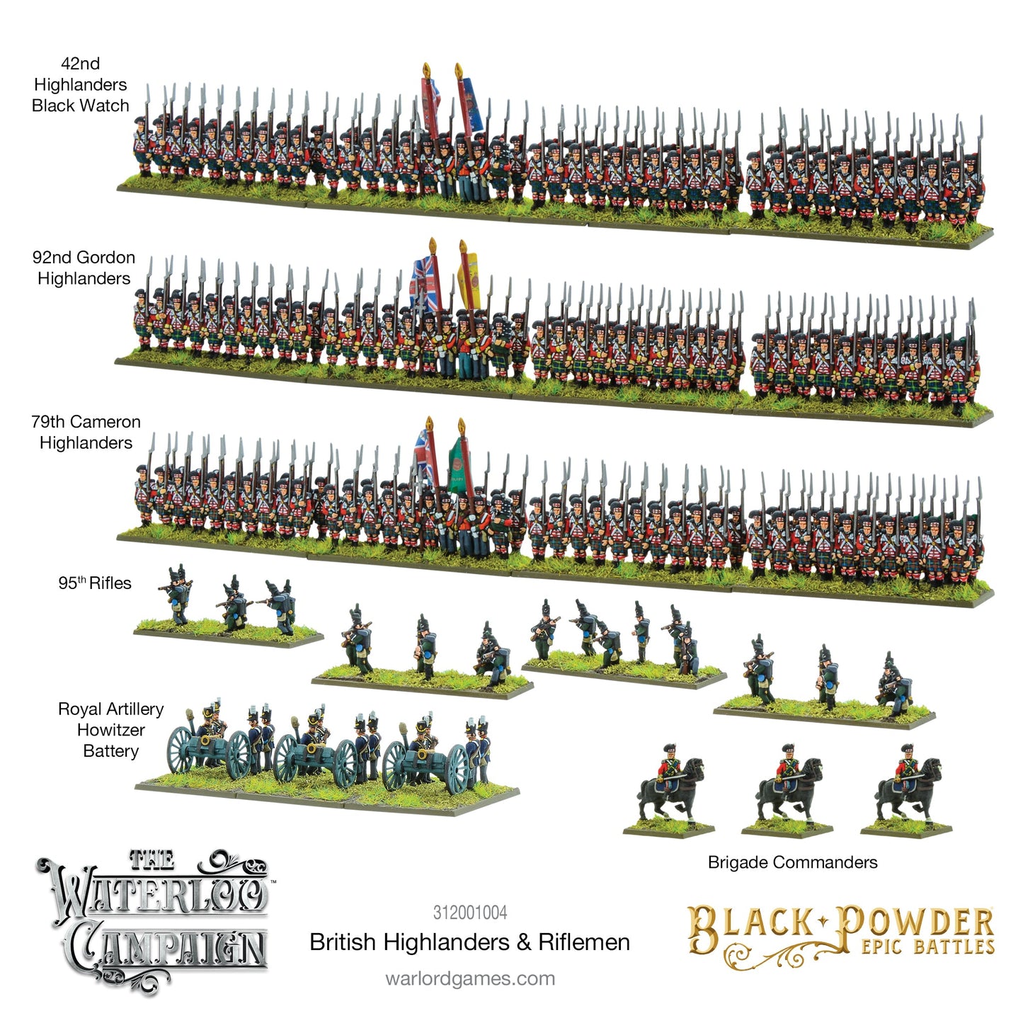 British Highlanders & Riflemen: Napoleonic Epic Battles