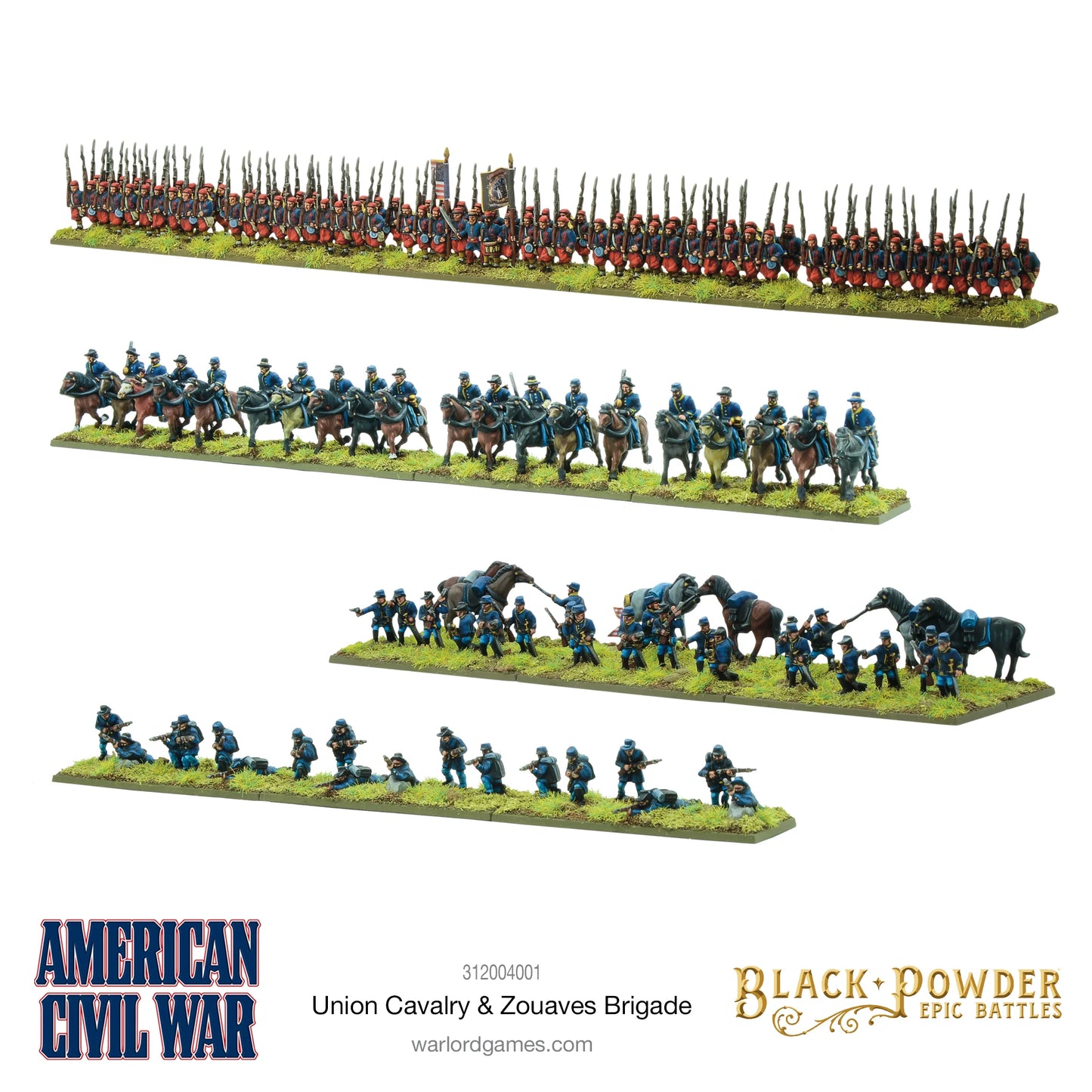 Union Cavalry & Zouaves Brigade - ACW Epic Battles