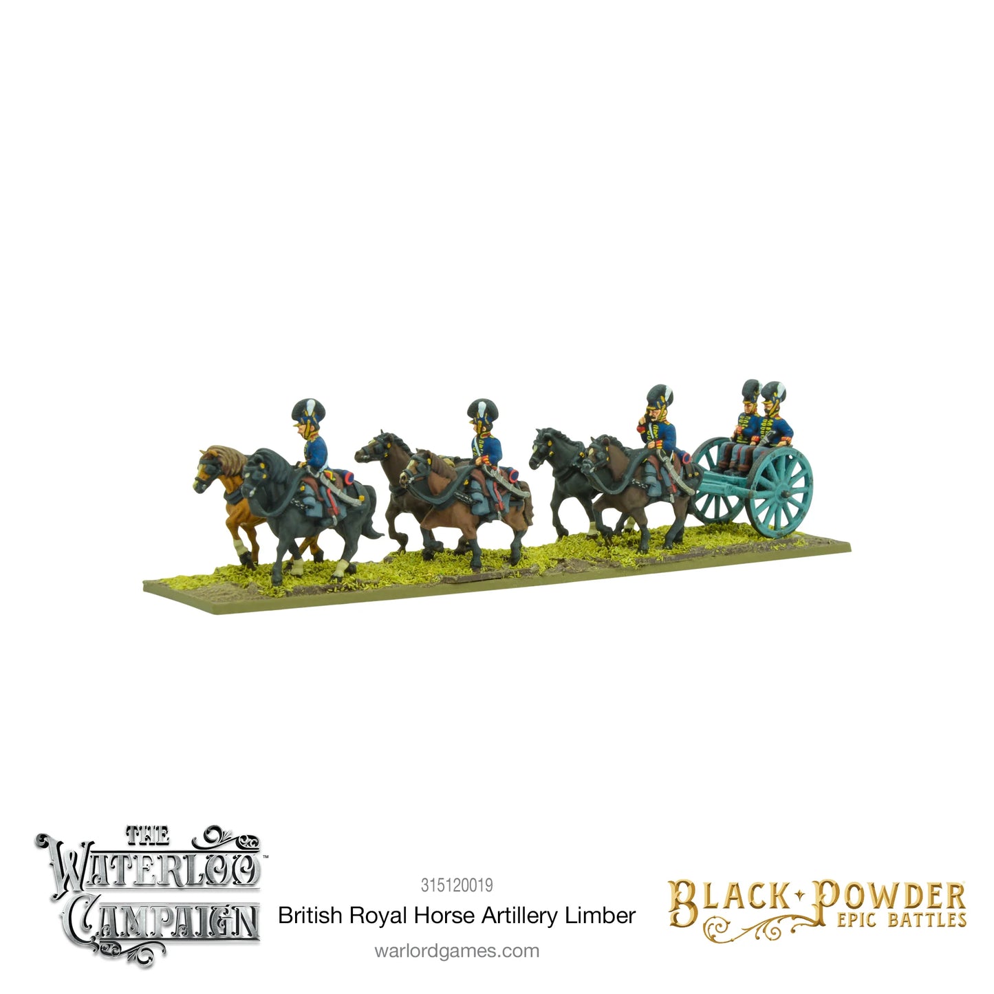 British Royal Horse Artillery Limber - Napoleonic Epic Battles