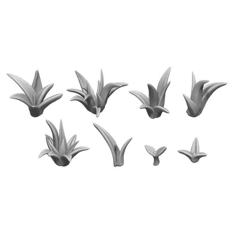 3D Printed: Grass Clumps