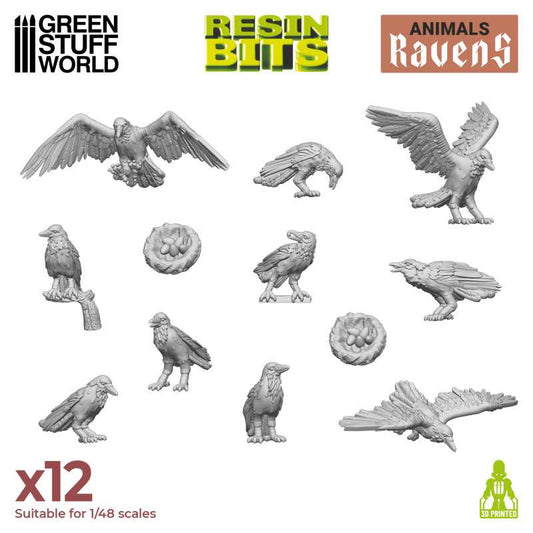 3D Printed: Ravens