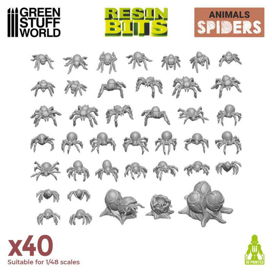 3D Printed: Small Spiders
