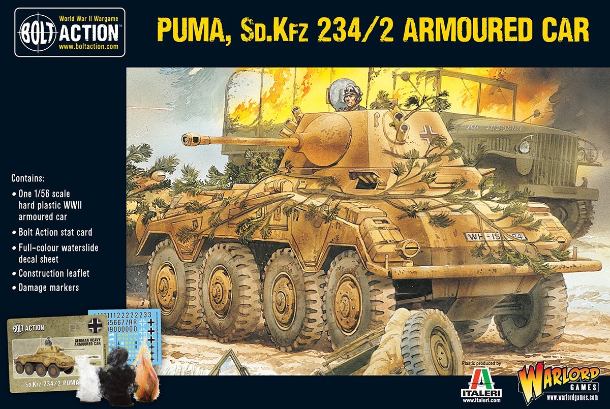 German Army Puma Sd.Kfz 234/2 Armoured Car