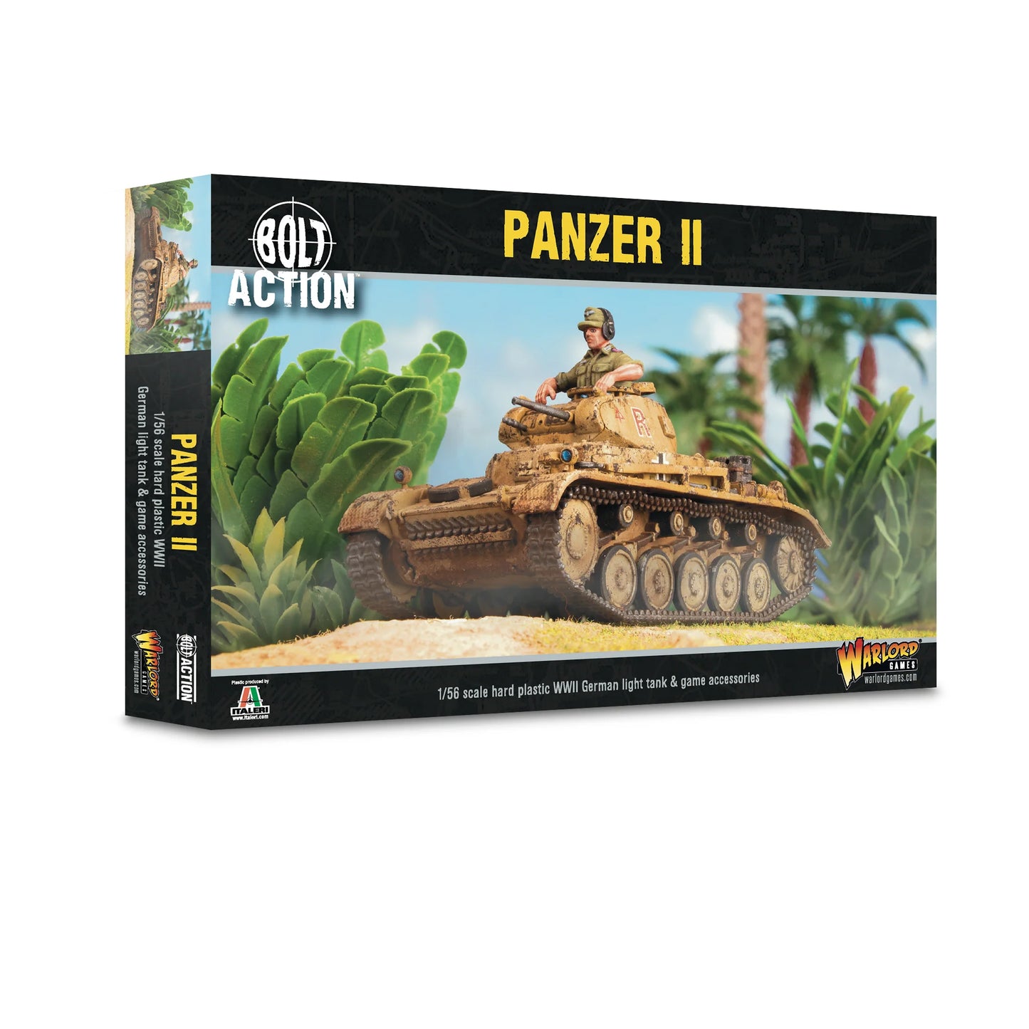 German Army Panzer II (Plastic)