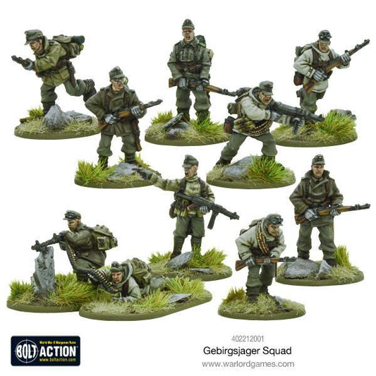 German Army Gebirgsjager squad