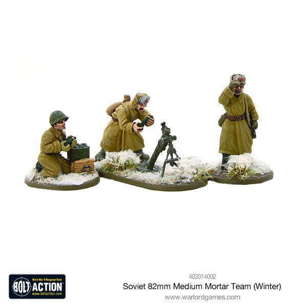 Soviet Army 82mm Medium Mortar Team (Winter)