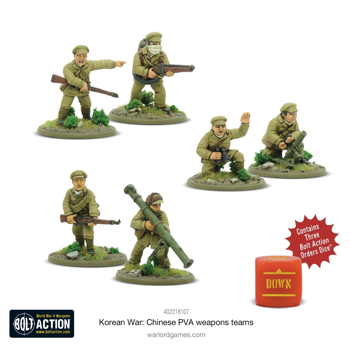 Korean War: Chinese PVA Weapons Team