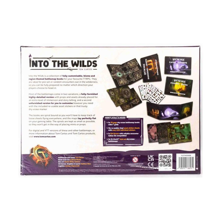 Into the Wilds Battlemap Volume 2 - Three Book Box Set