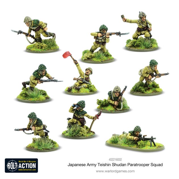 Imperial Japanese Teishin Shudan Paratrooper Squad