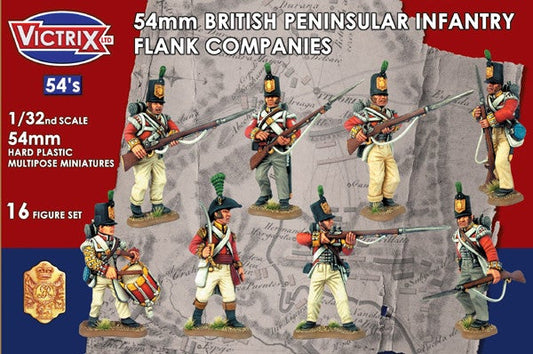British Napoleonic Peninsular Infantry Flank Companies 54mm