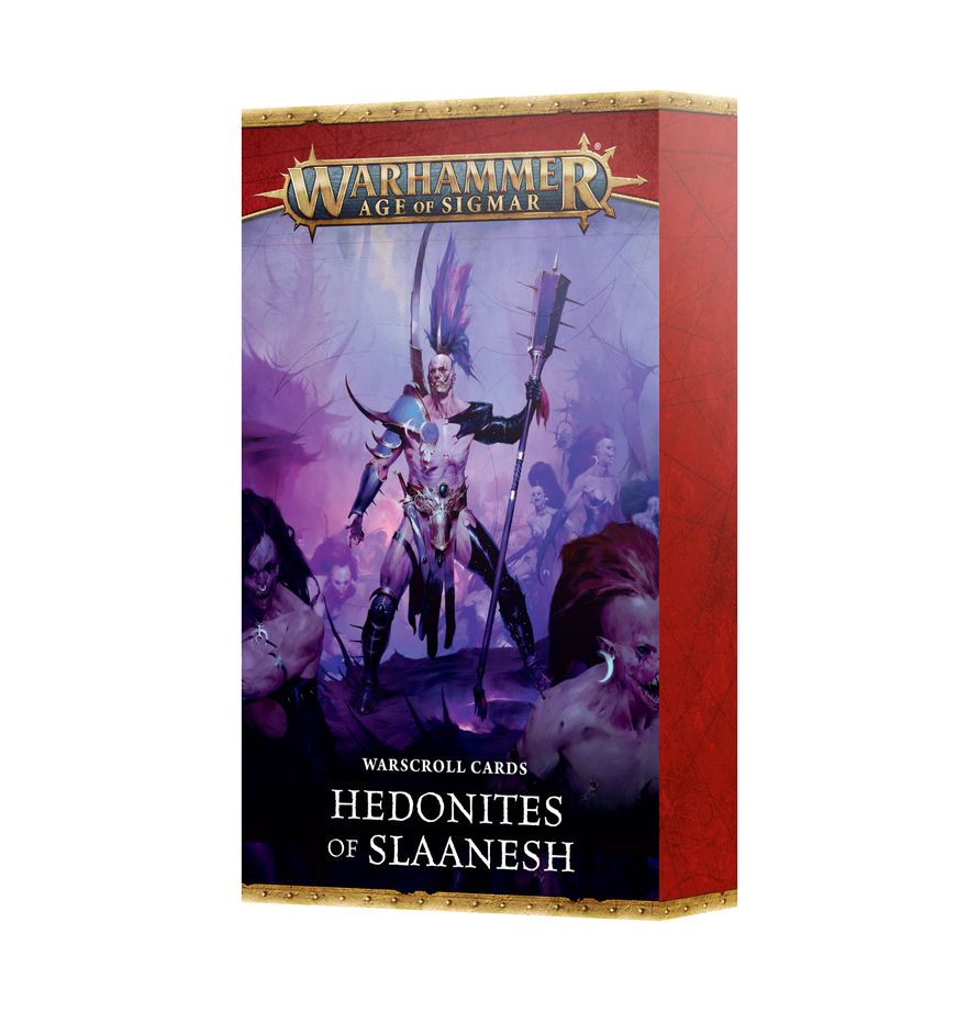 HEDONITES OF SLAANESH: WARSCROLL CARDS