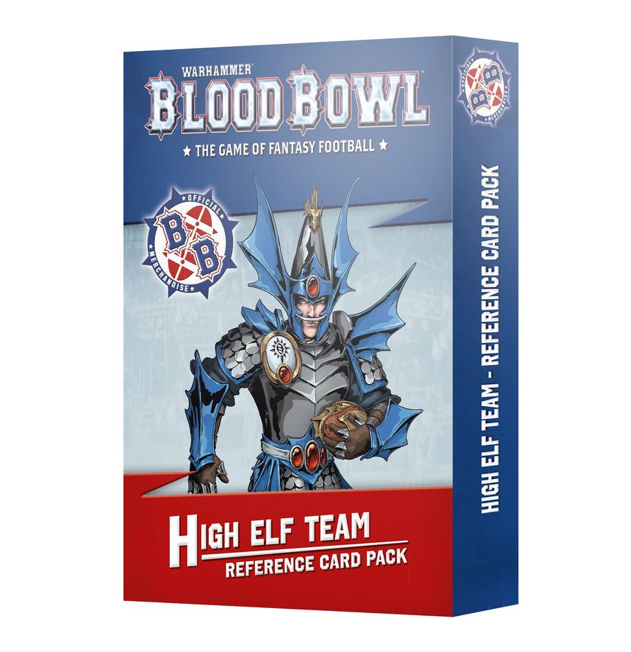 BLOOD BOWL: HIGH ELF TEAM REFERENCE CARDS