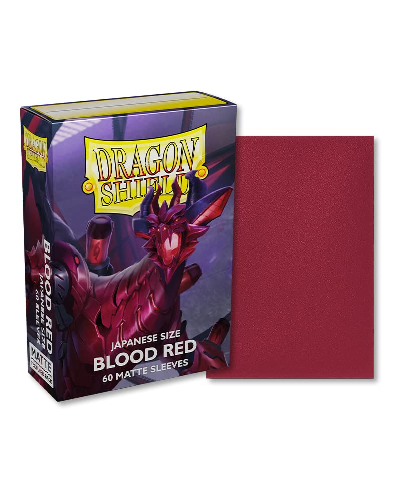 Dragon Shield Matte Japanese 60 - Blood Red