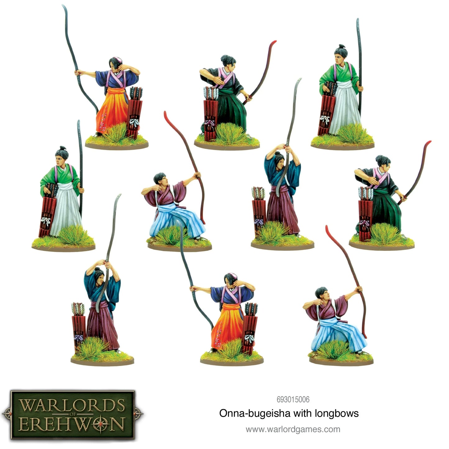 Onna-bugeisha with Longbows - Warlords of Erewhon