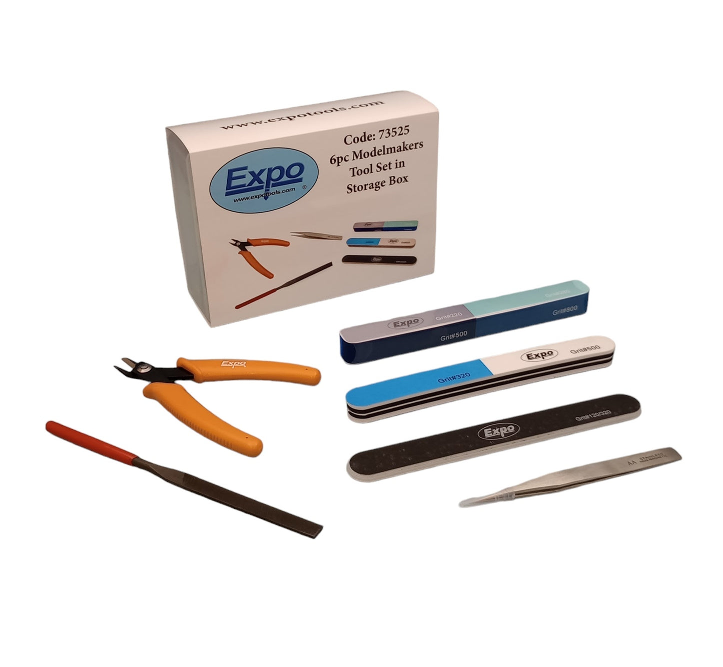 6pcs Modelmakers Tool Set in Storage Box