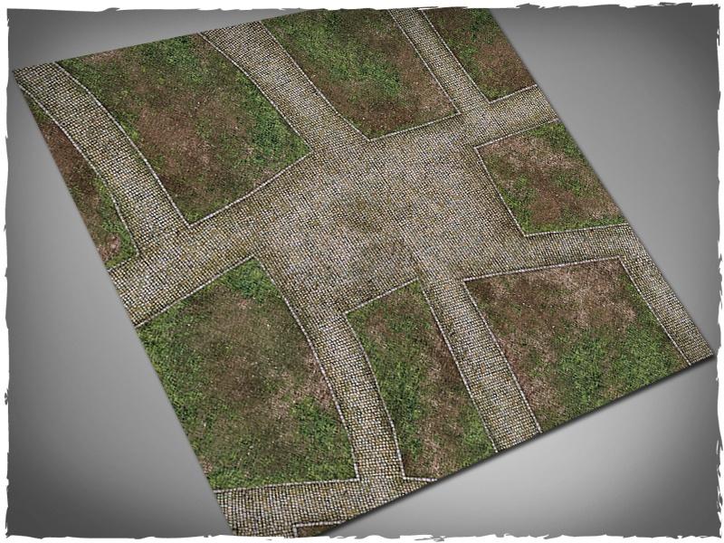 Cobblestone Streets 3 x 3 Mat