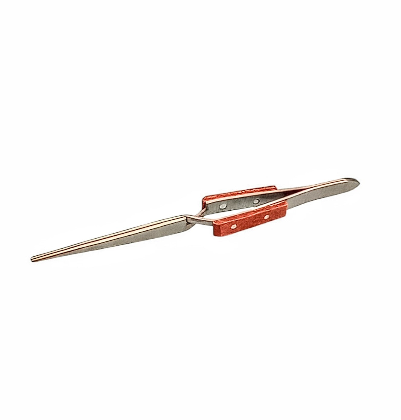 Self Closing Tweezer Straight Insulated Handles - 6.5 inch