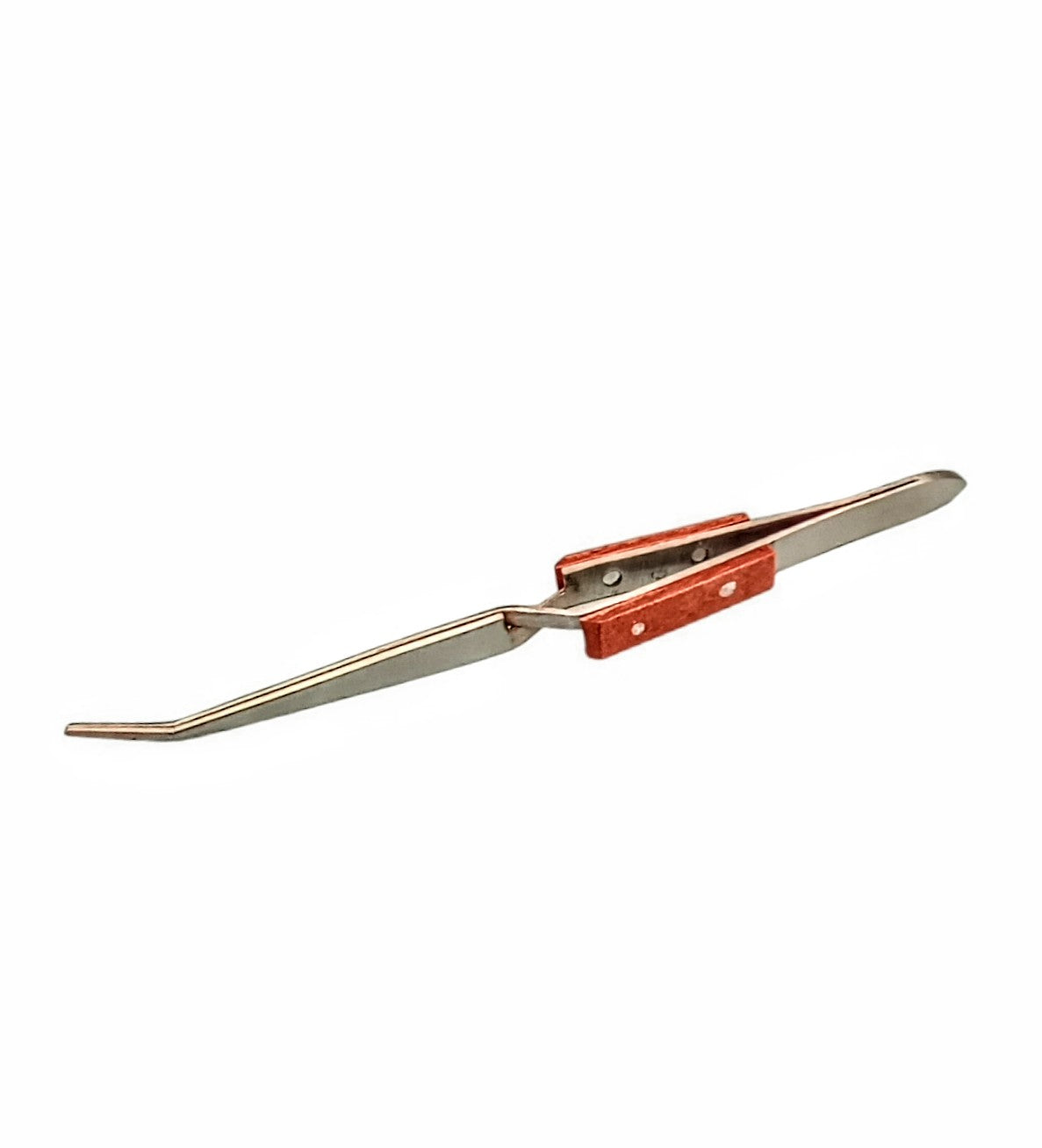 Self Closing Tweezer Curved Insulated Handles - 6.5 inch