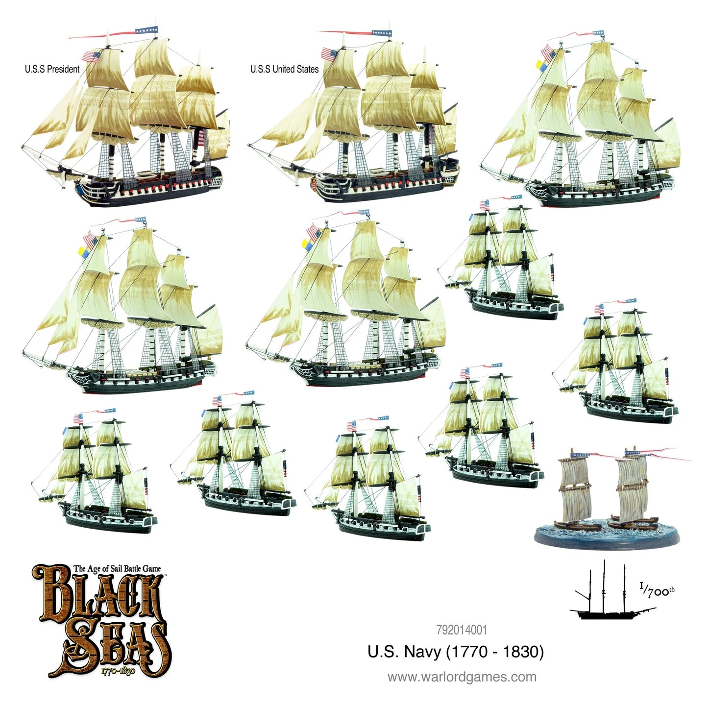 Black Seas: US Navy Fleet (1770-1830)