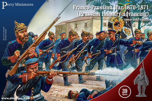 Prussian Infantry Advancing - Franco Prussian War